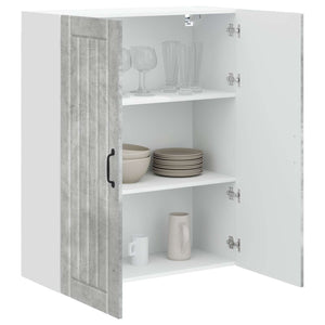 Küchenschrank Lucca Betongrau 80x31x100cm