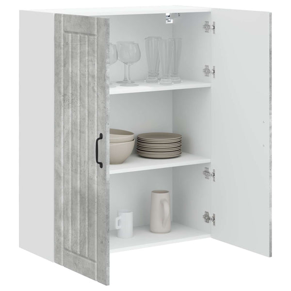 Küchenschrank Lucca Betongrau 80x31x100cm
