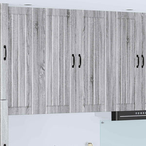 vidaXL Meuble de cuisine Lucca Gris Sonoma 80 x 31 x 100 cm