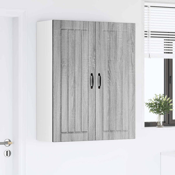 vidaXL Meuble de cuisine Lucca Gris Sonoma 80 x 31 x 100 cm