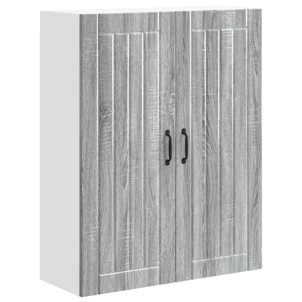 Küchenschrank Lucca Grau Sonoma 80x31x100cm
