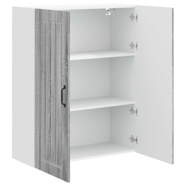 vidaXL Meuble de cuisine Lucca Gris Sonoma 80 x 31 x 100 cm
