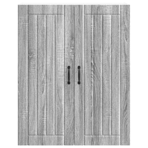 vidaXL Meuble de cuisine Lucca Gris Sonoma 80 x 31 x 100 cm