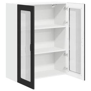 Schwarzer Küchenwandschrank Lucca 80x100 cm