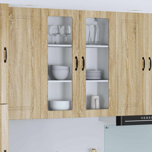 Lucca Küchenwandschrank Sonoma-Eiche 80x100 cm