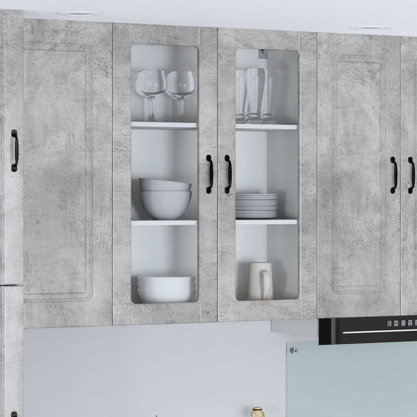 Lucca Küchenwandschrank Betongrau 80x31x100cm