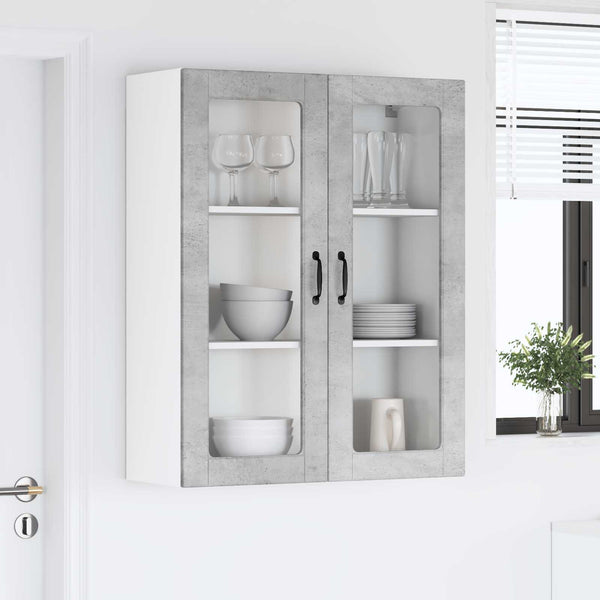 Lucca Küchenwandschrank Betongrau 80x31x100cm