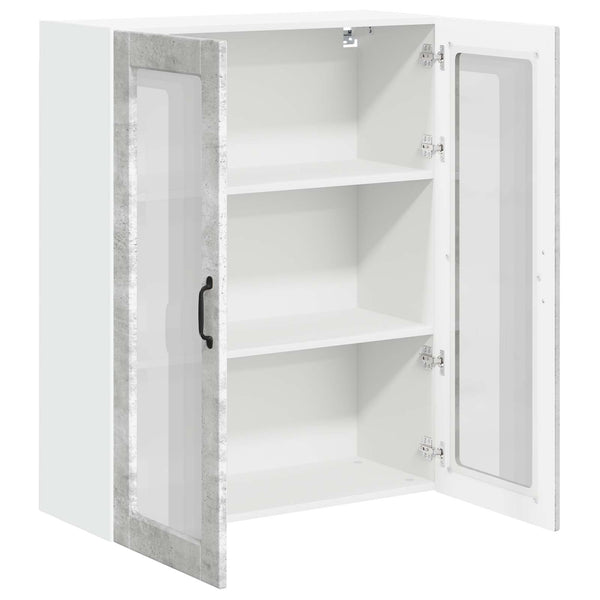Lucca Küchenwandschrank Betongrau 80x31x100cm
