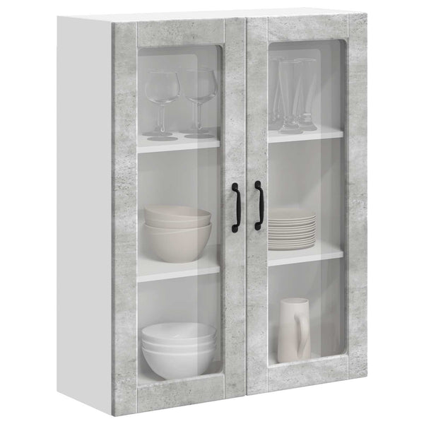 Lucca Küchenwandschrank Betongrau 80x31x100cm