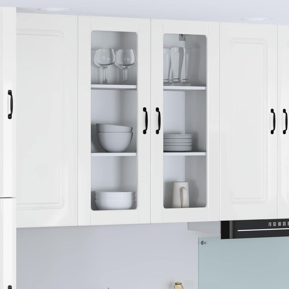Küchenwandschrank Lucca Hochglanz Weiß 80cm