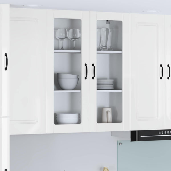 Küchenwandschrank Lucca Hochglanz Weiß 80cm