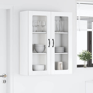 Küchenwandschrank Lucca Hochglanz Weiß 80cm