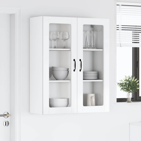 Küchenwandschrank Lucca Hochglanz Weiß 80cm