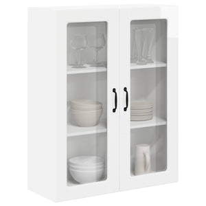 Küchenwandschrank Lucca Hochglanz Weiß 80cm