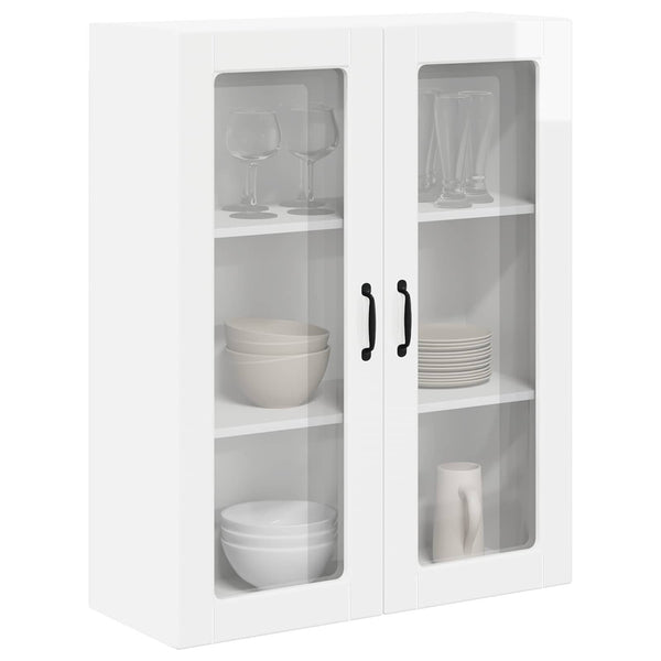 Küchenwandschrank Lucca Hochglanz Weiß 80cm