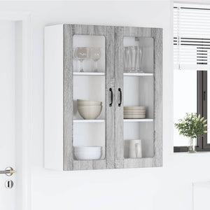 Küchenwandschrank Lucca Grau Sonoma 80x100 cm