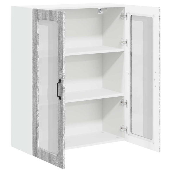 Küchenwandschrank Lucca Grau Sonoma 80x100 cm