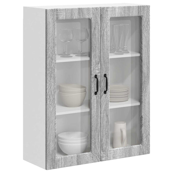 Küchenwandschrank Lucca Grau Sonoma 80x100 cm