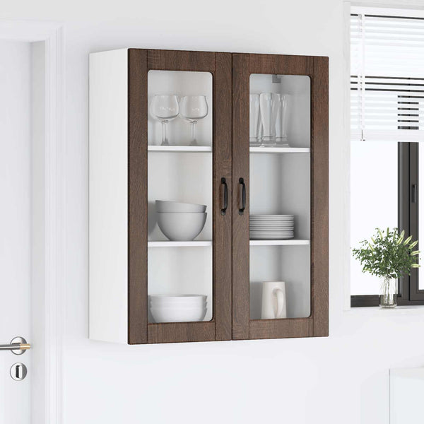 Lucca Küchenwandschrank Brauneiche 80x100cm