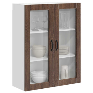 Lucca Küchenwandschrank Brauneiche 80x100cm