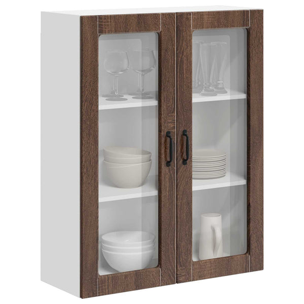 Lucca Küchenwandschrank Brauneiche 80x100cm