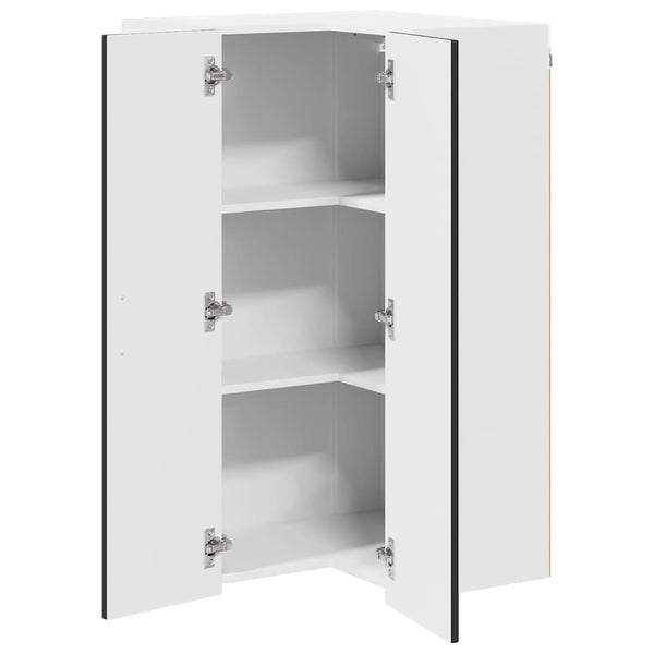 Schwarzer Küchenschrank Lucca 57x57x100cm