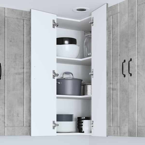Küchenschrank Lucca Betongrau 57x57x100cm