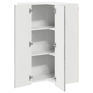 vidaXL Meuble de cuisine Lucca Chêne sonoma gris 57 x 57 x 100 cm