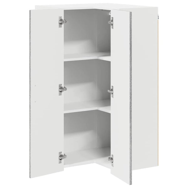 vidaXL Meuble de cuisine Lucca Chêne sonoma gris 57 x 57 x 100 cm