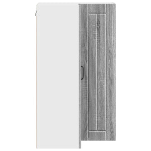 vidaXL Meuble de cuisine Lucca Chêne sonoma gris 57 x 57 x 100 cm