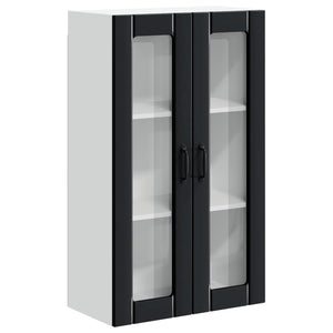 Küchenwandschrank Lucca Schwarz 60x31x100 cm