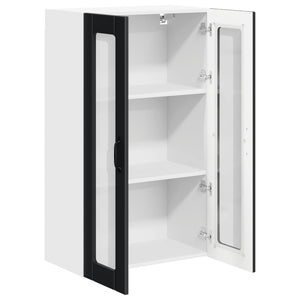 Küchenwandschrank Lucca Schwarz 60x31x100 cm