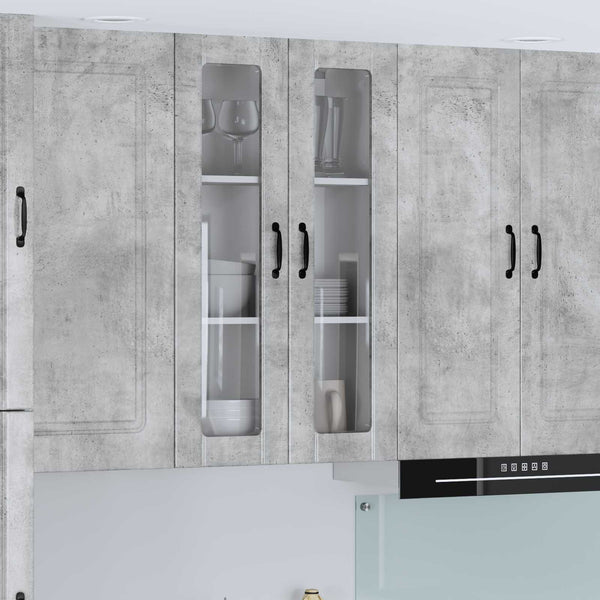 Lucca Küchenwandschrank Betongrau 60x31x100cm
