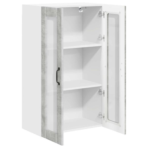 Lucca Küchenwandschrank Betongrau 60x31x100cm