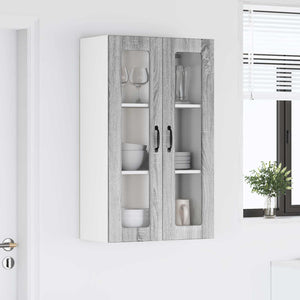 Grauer Küchenwandschrank Lucca, 60 cm