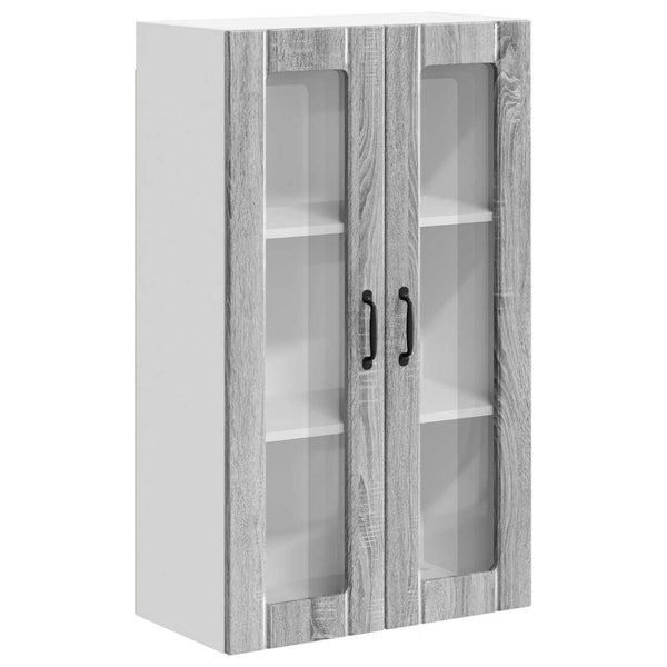 Grauer Küchenwandschrank Lucca, 60 cm