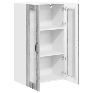 Grauer Küchenwandschrank Lucca, 60 cm