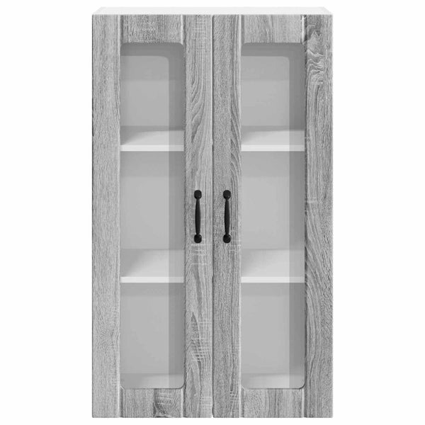 Grauer Küchenwandschrank Lucca, 60 cm