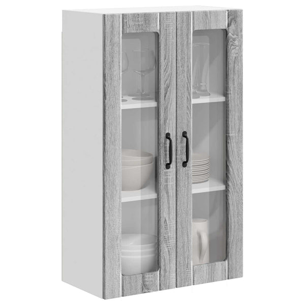 Grauer Küchenwandschrank Lucca, 60 cm