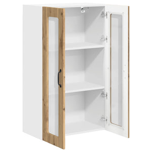 vidaXL Meuble haut de cuisine avec porte Lucca chêne artisan 60 x 31 x 100 cm