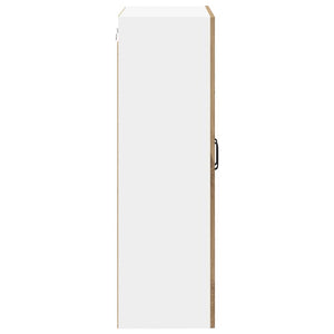 vidaXL Meuble haut de cuisine avec porte Lucca chêne artisan 60 x 31 x 100 cm