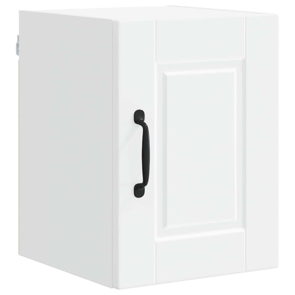 vidaXL Meuble haut de cuisine avec porte 2 pcs Blanc 30 x 31 x 40 cm Bois d'ingénierie