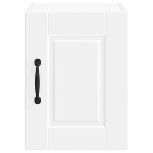 vidaXL Meuble haut de cuisine avec porte 2 pcs Blanc 30 x 31 x 40 cm Bois d'ingénierie
