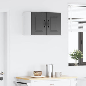 Küchenschrank 2er Set Schwarz 30x40cm