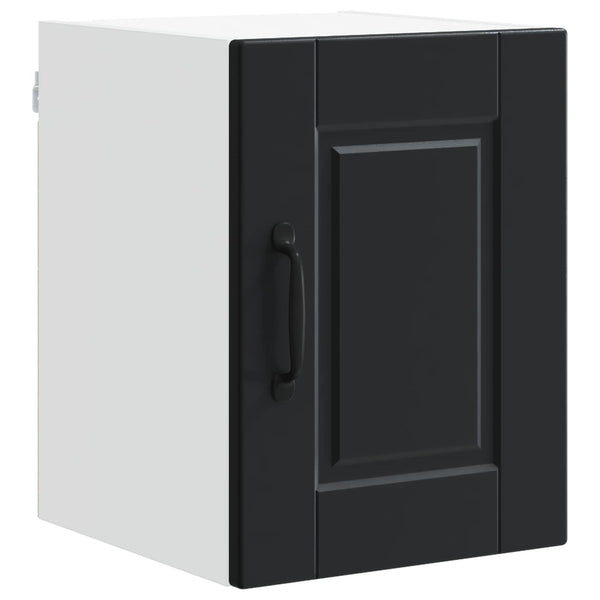 Küchenschrank 2er Set Schwarz 30x40cm