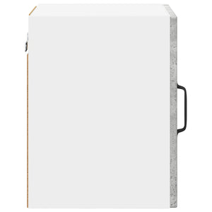vidaXL Meuble haut de cuisine avec porte gris béton 30 x 31 x 40 cm Bois d'ingénierie