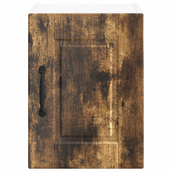 vidaXL Meuble de cuisine avec étagère 2 pcs Chêne fumé 30 x 31 x 40 cm