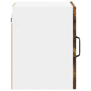 vidaXL Meuble de cuisine avec étagère 2 pcs Chêne fumé 30 x 31 x 40 cm