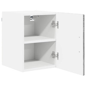 Küchenschrank 2er Set Grau Sonoma
