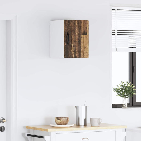Küchenschrank mit Regal Altholz 30x31x40 cm